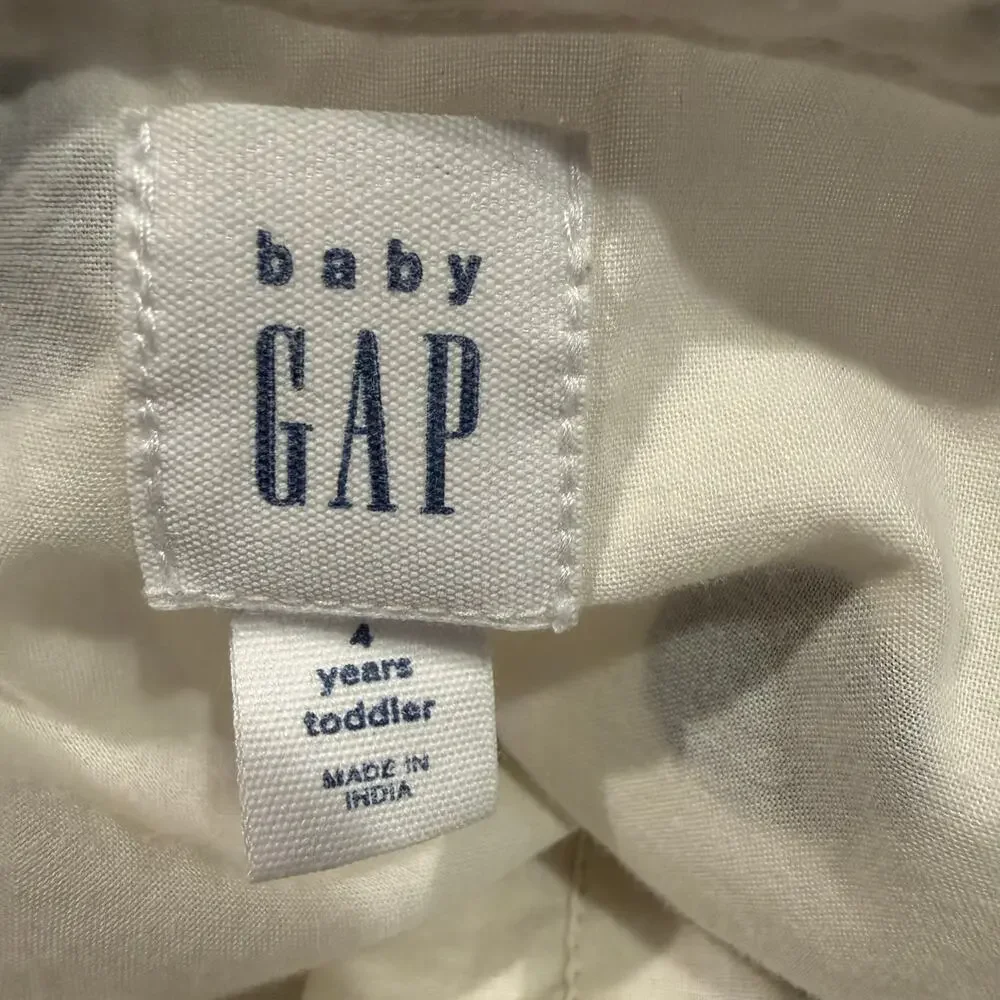 Baby Gap Girls Polka Dot Floral Dress Size 4T